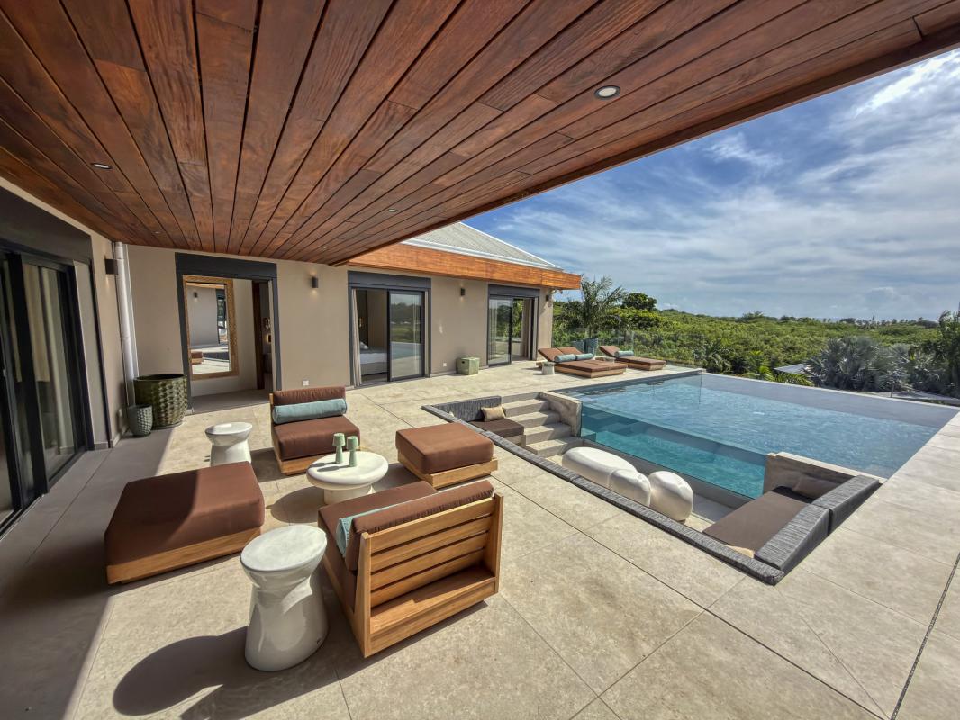 7.Location Villa piscine vue mer St François Guadeloupe_Piscine Vue mer